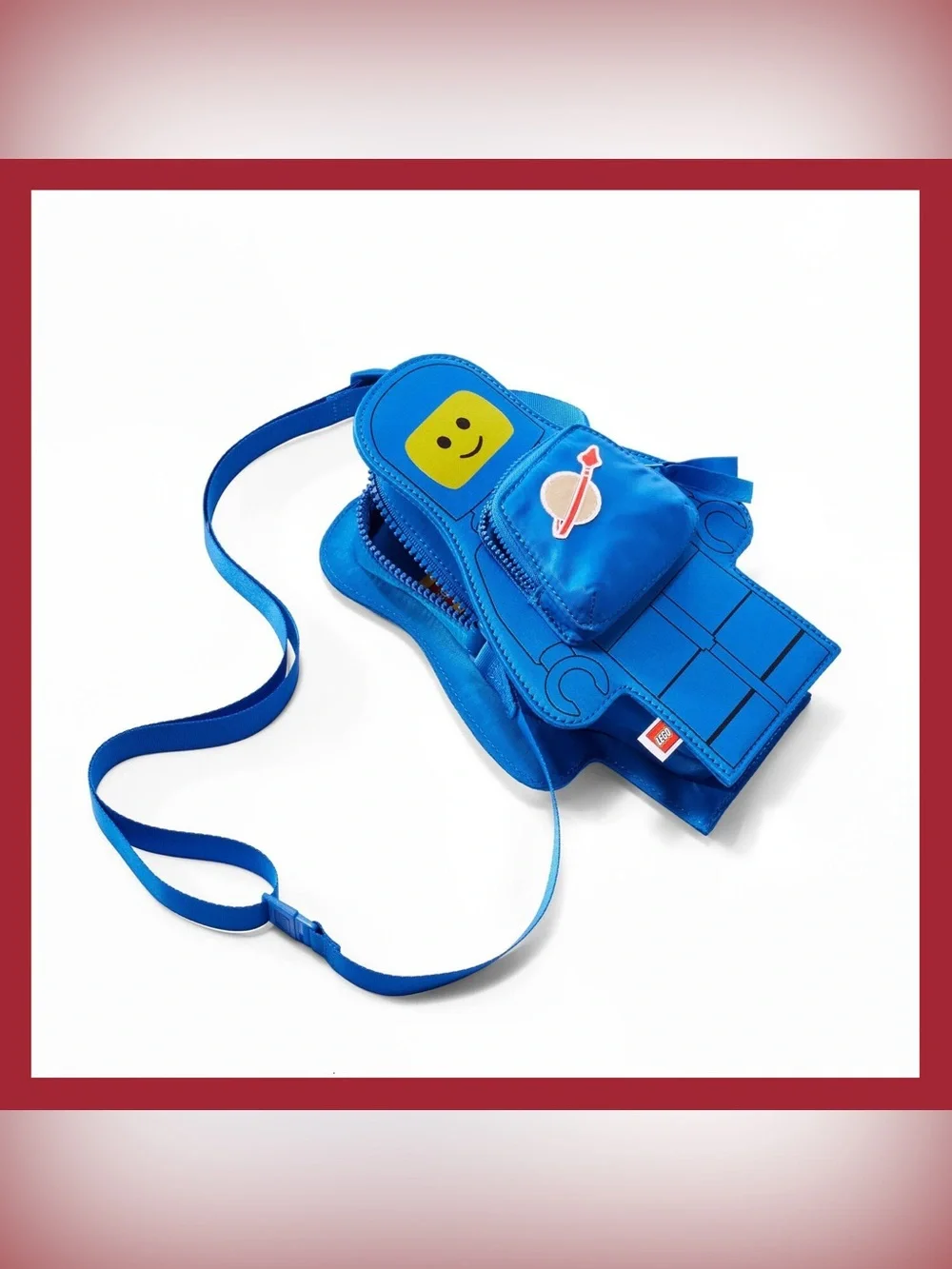 LEGO x Target Classic Spaceman Minifigure Crossbody Bag Blue Shoulder Purse